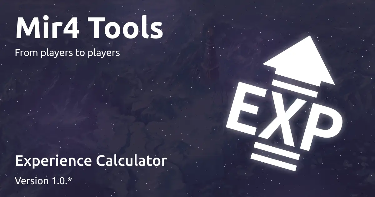 Experience Calculator